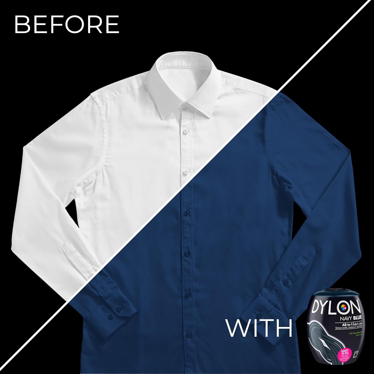 Dylon Tekstilfarge – Navy Blue