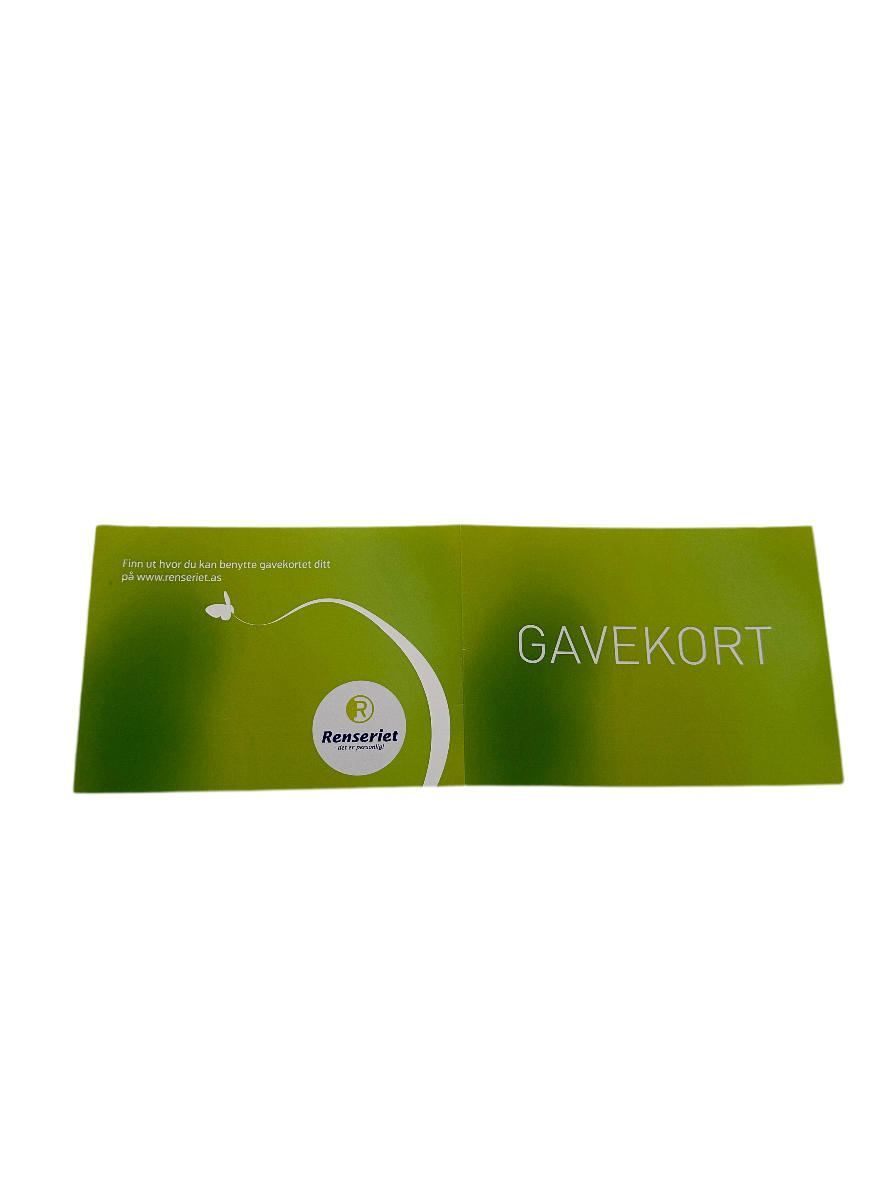Gavekort på Renseriet