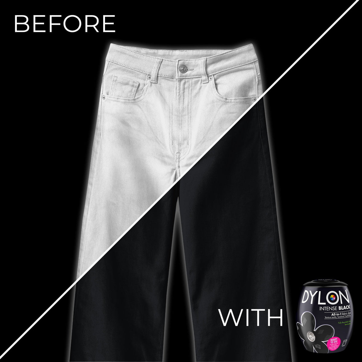 Dylon Tekstilfarge – Intense Black