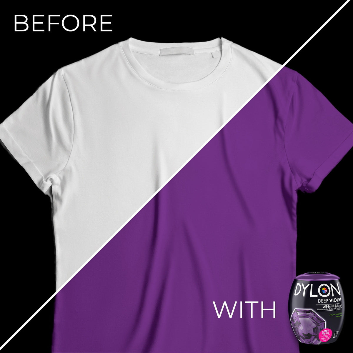 Dylon Tekstilfarge – Deep violet